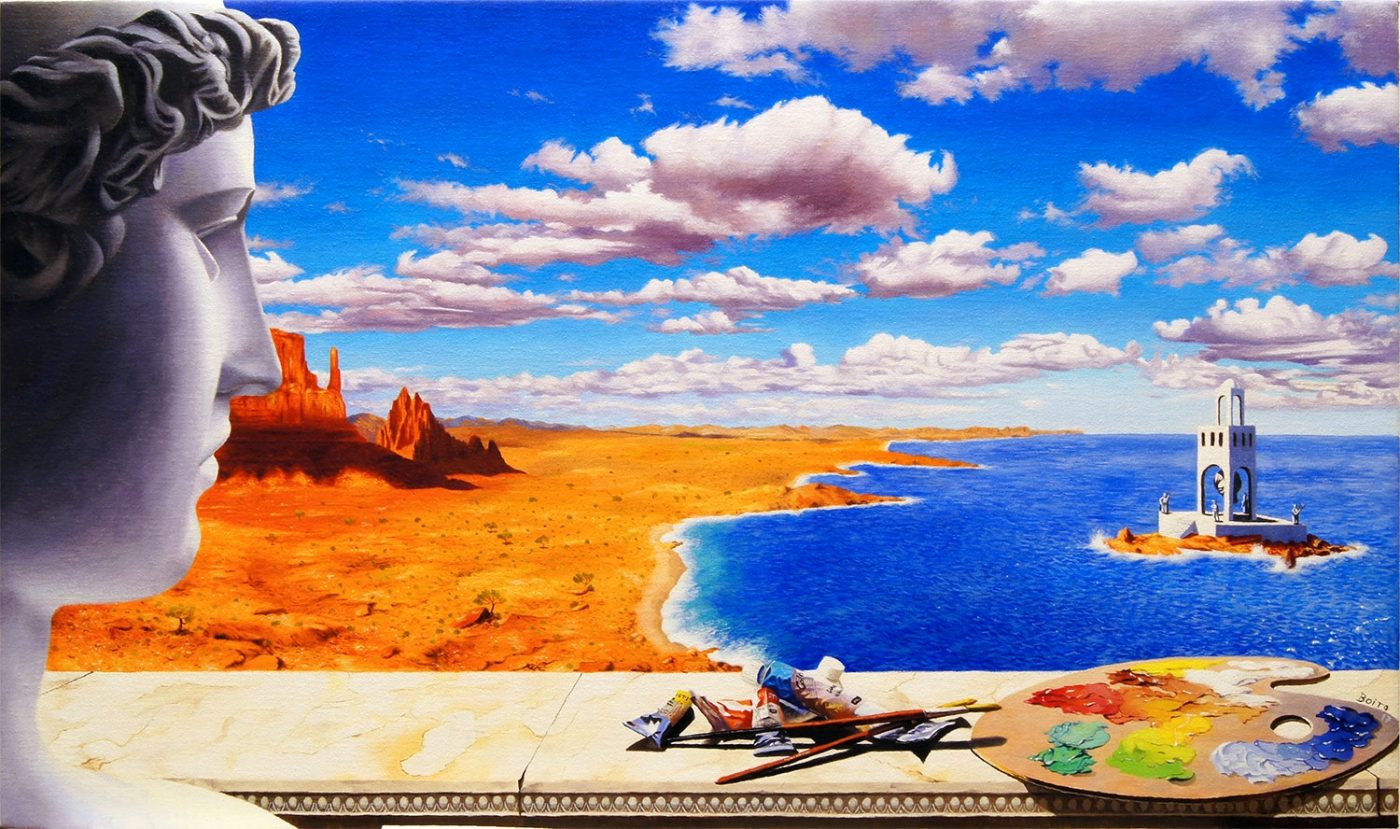 dipinto ad olio su tela