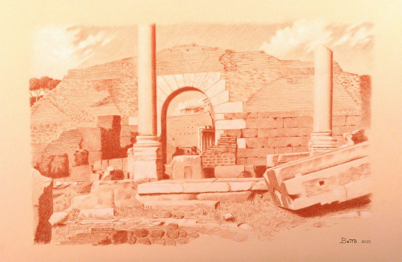 disegno a sanguigna