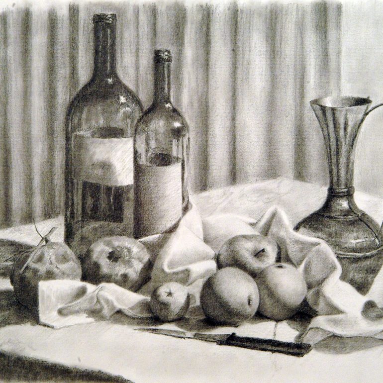 natura morta disegno